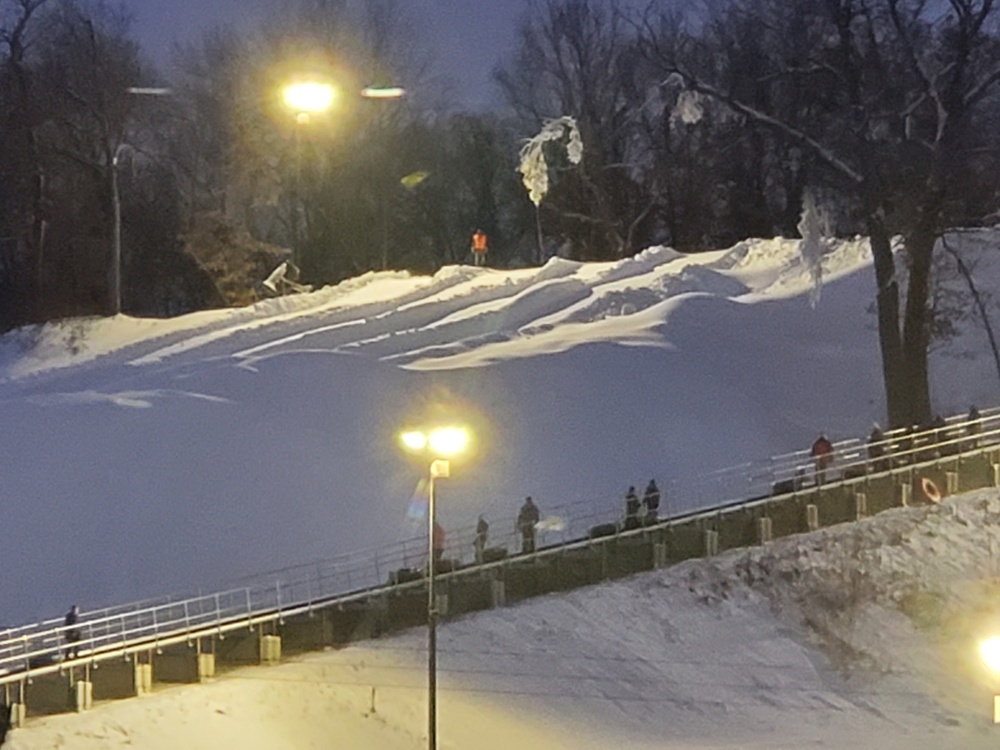 Night operations at Fort McCoy's Whitetail Ridge Ski Area