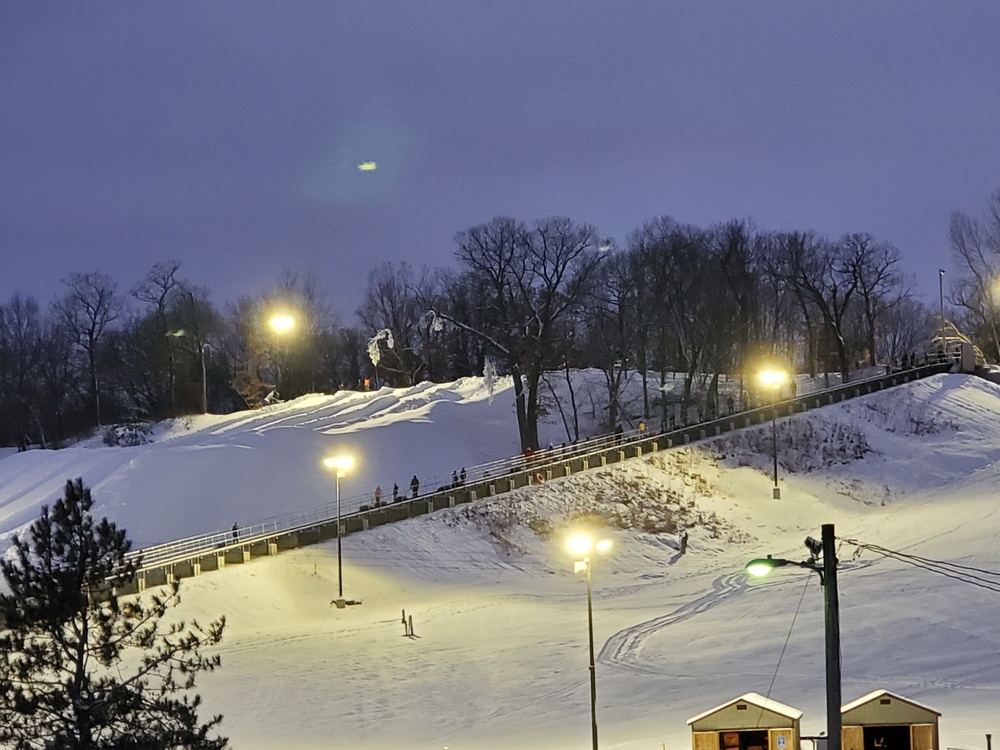 Night operations at Fort McCoy's Whitetail Ridge Ski Area