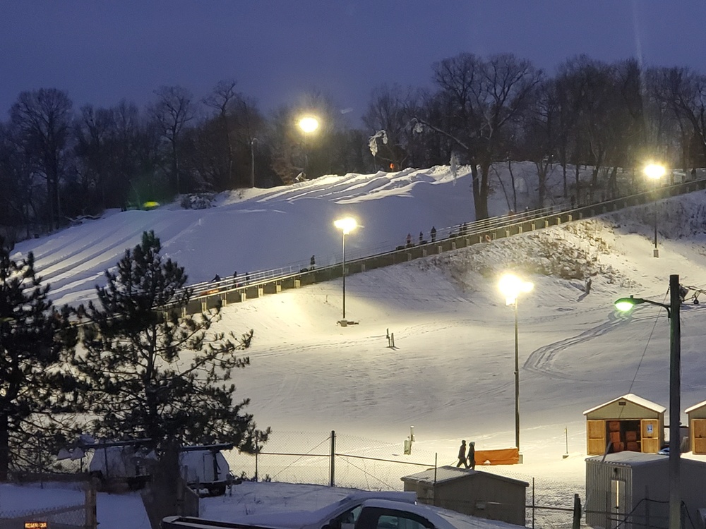 Night operations at Fort McCoy's Whitetail Ridge Ski Area