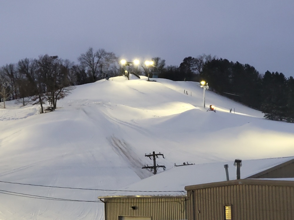 Night operations at Fort McCoy's Whitetail Ridge Ski Area