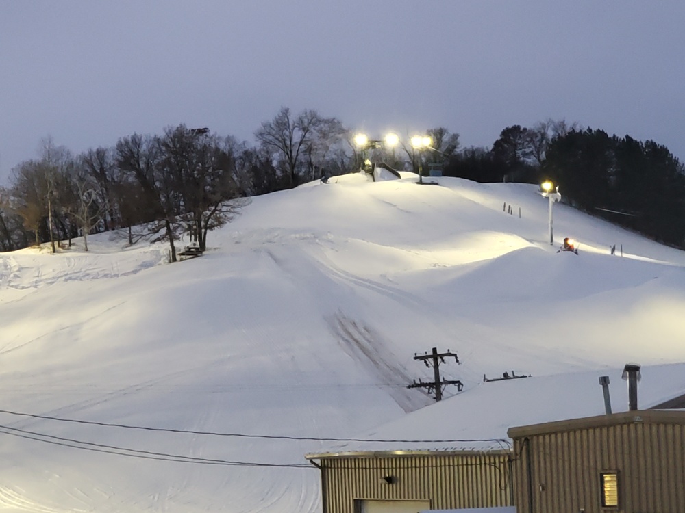 Night operations at Fort McCoy's Whitetail Ridge Ski Area