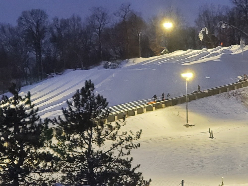 Night operations at Fort McCoy's Whitetail Ridge Ski Area