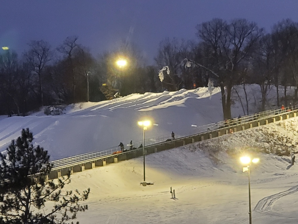 Night operations at Fort McCoy's Whitetail Ridge Ski Area