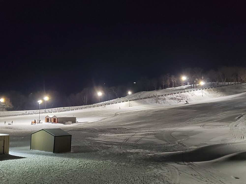 Night operations at Fort McCoy's Whitetail Ridge Ski Area