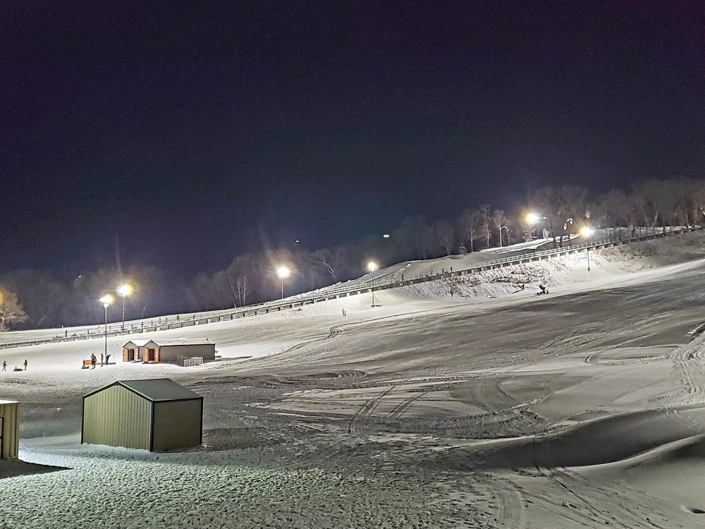 Night operations at Fort McCoy's Whitetail Ridge Ski Area