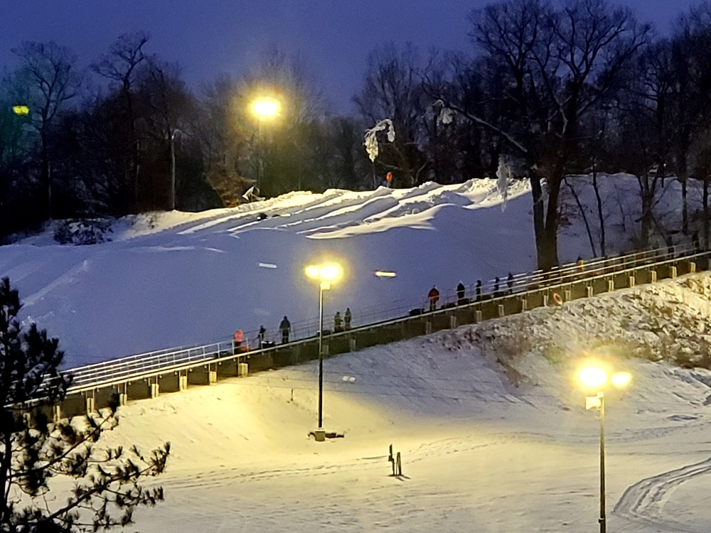 Night operations at Fort McCoy's Whitetail Ridge Ski Area