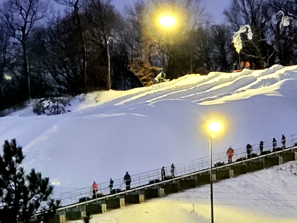 Night operations at Fort McCoy's Whitetail Ridge Ski Area