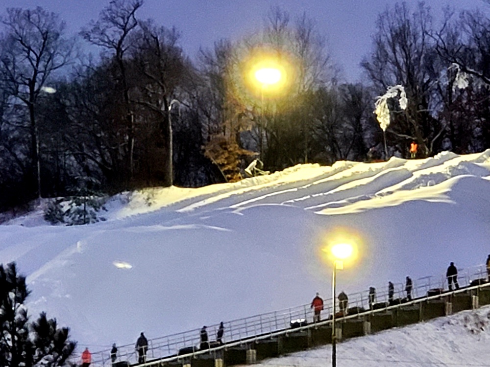 Night operations at Fort McCoy's Whitetail Ridge Ski Area