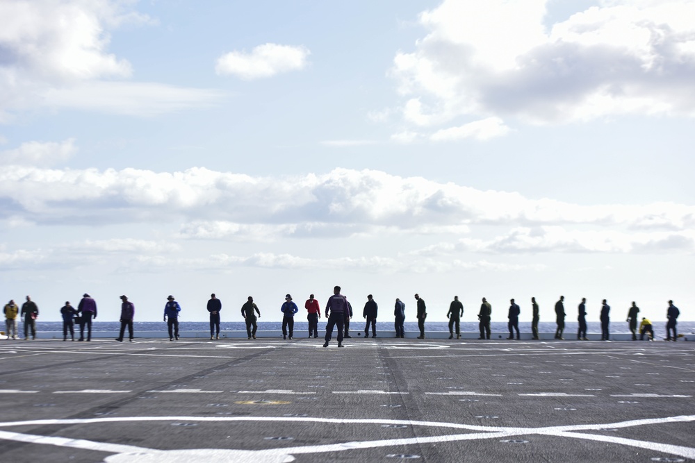 USS New Orleans Flight Operations