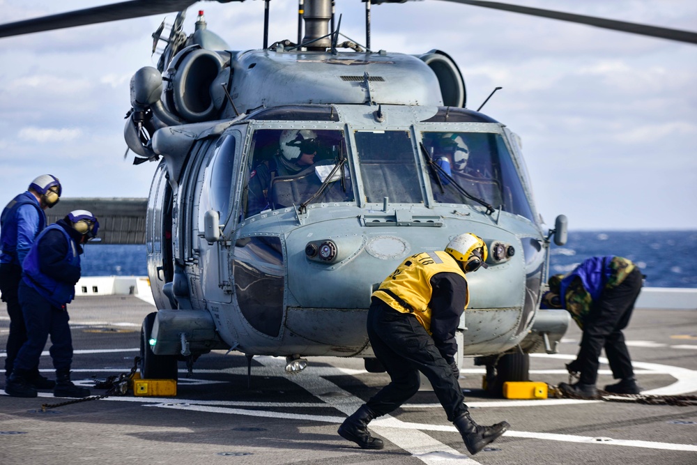 USS New Orleans Flight Operations