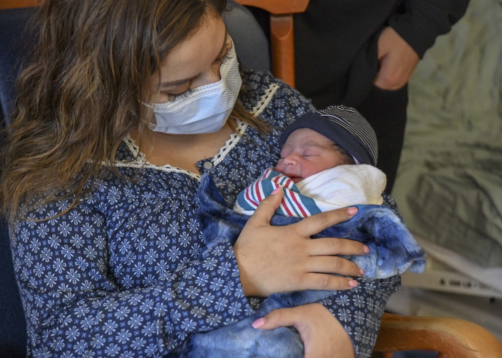 Naval Medical Center Camp Lejeune welcomes the first baby of 2021 in Onslow County, North Carolina.