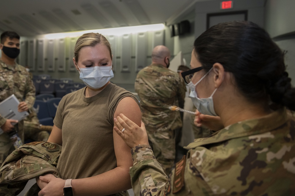 DVIDS Images Essential Team Travis medical personnel receive base's