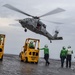 Nimitz Conducts Vertical-Replenishment-At-Sea