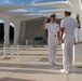 NAVFAC Pacific Admiral Promotes Son to Lieutenant on Arizona Memorial