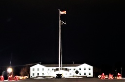 American Flag and Fort McCoy