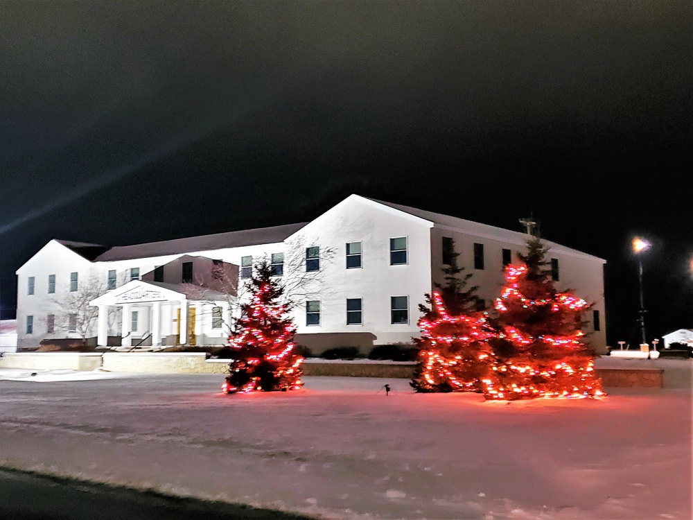 Holiday Scenes at Fort McCoy's Garrison Headquarters