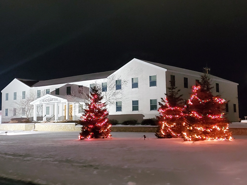 Holiday Scenes at Fort McCoy's Garrison Headquarters