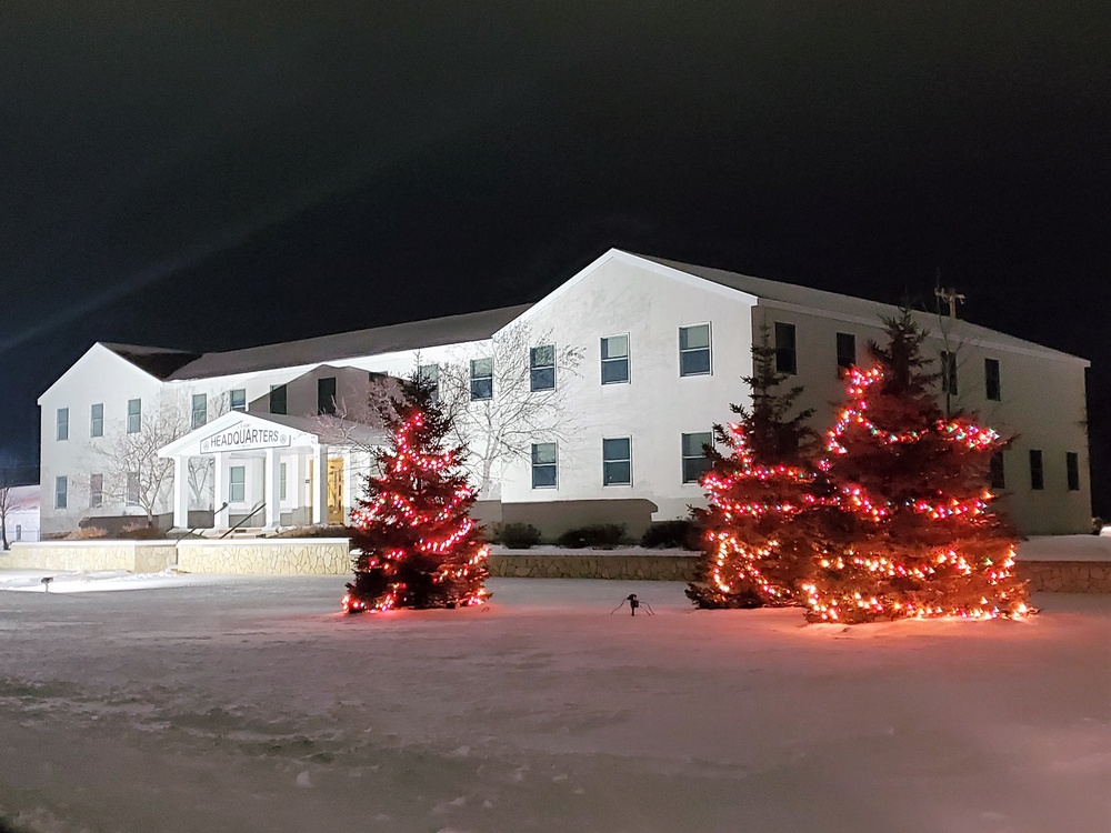 Holiday Scenes at Fort McCoy's Garrison Headquarters