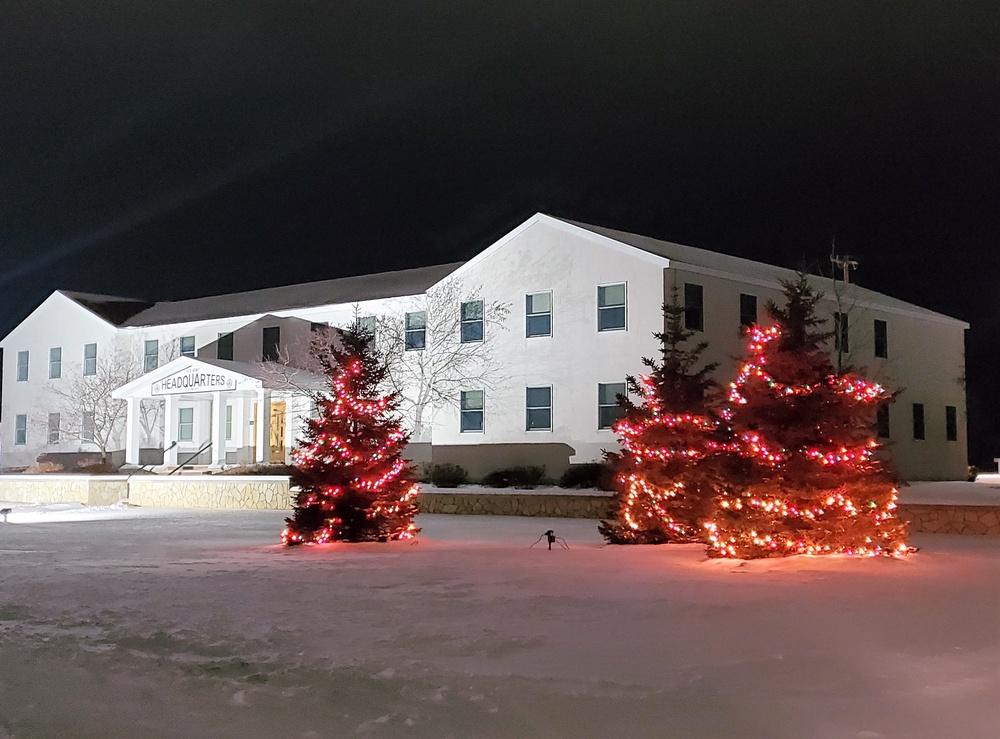 Holiday Scenes at Fort McCoy's Garrison Headquarters