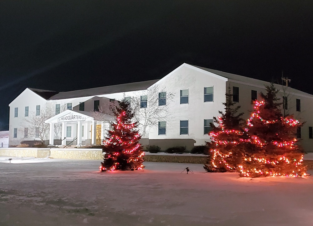 Holiday Scenes at Fort McCoy's Garrison Headquarters