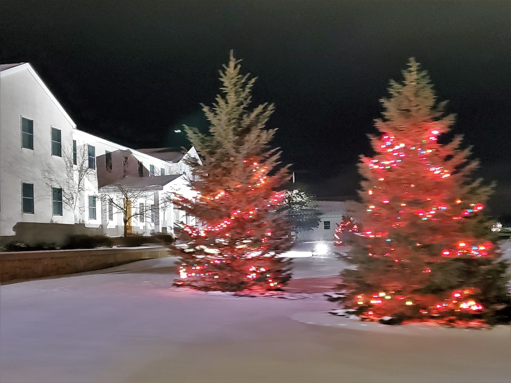 Holiday Scenes at Fort McCoy's Garrison Headquarters