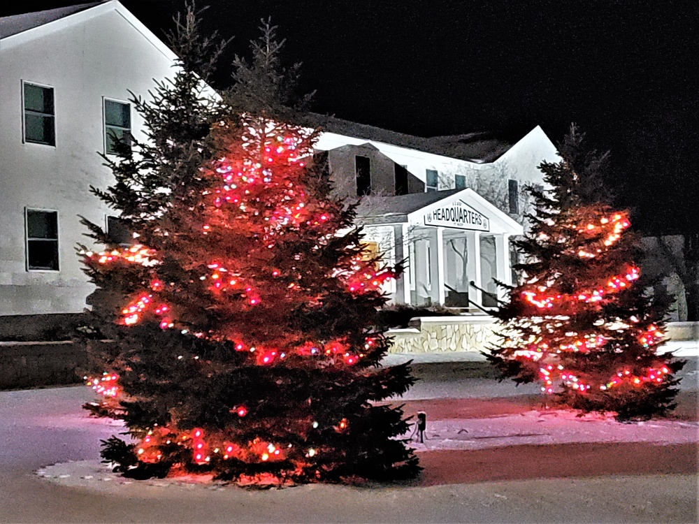 Holiday Scenes at Fort McCoy's Garrison Headquarters