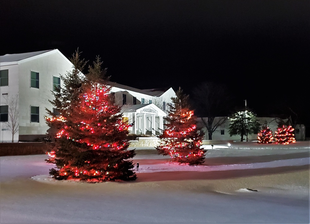 Holiday Scenes at Fort McCoy's Garrison Headquarters