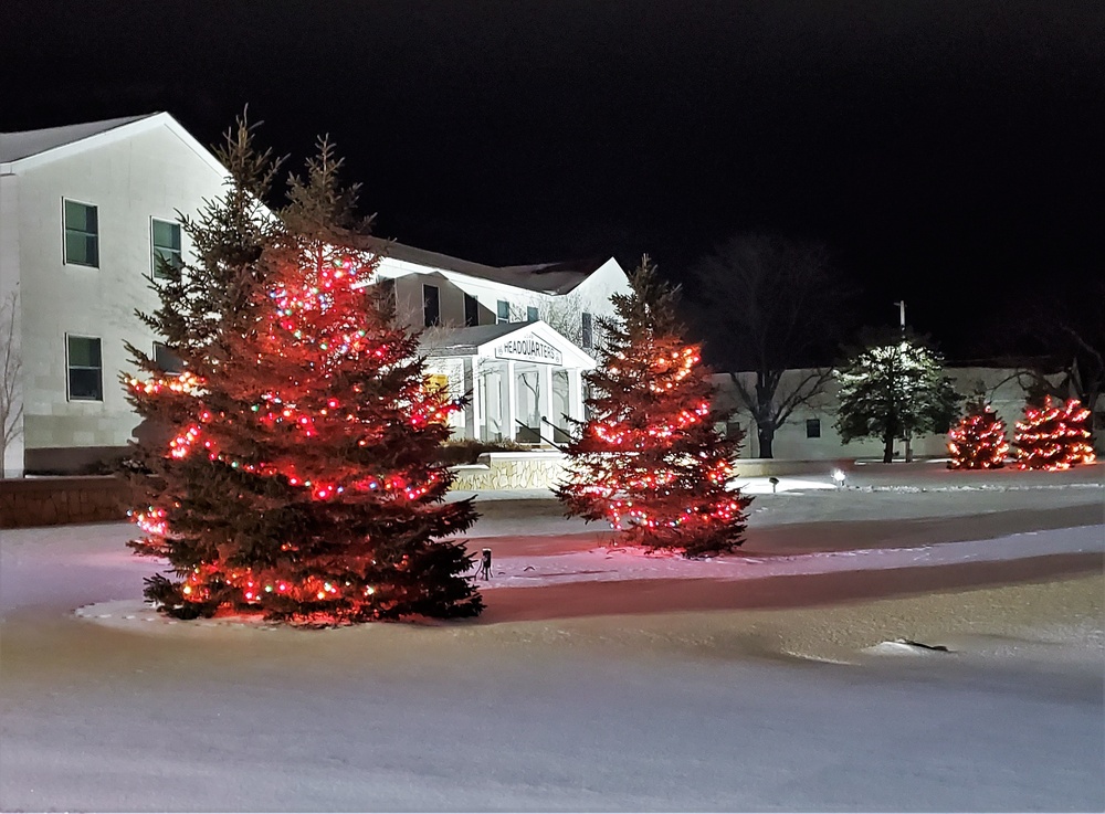 Holiday Scenes at Fort McCoy's Garrison Headquarters