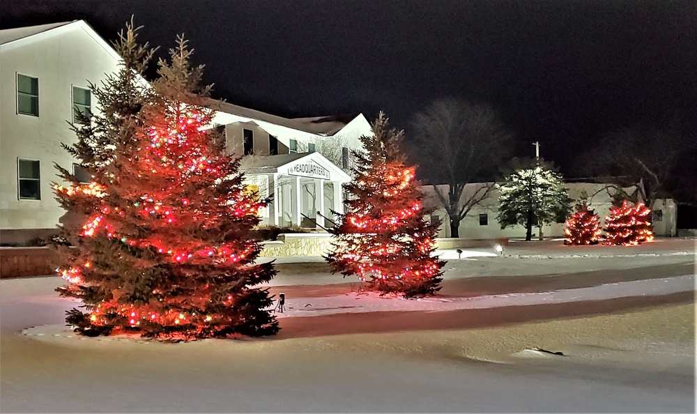 Holiday Scenes at Fort McCoy's Garrison Headquarters