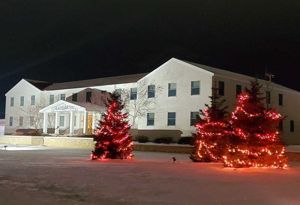 Holiday Scenes at Fort McCoy's Garrison Headquarters