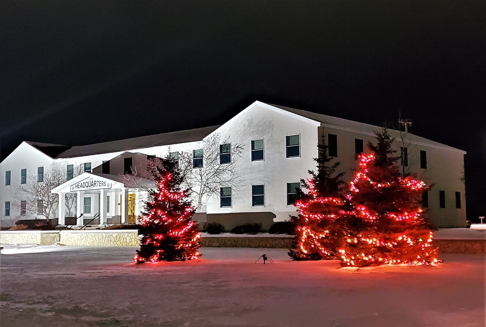 Holiday Scenes at Fort McCoy's Garrison Headquarters