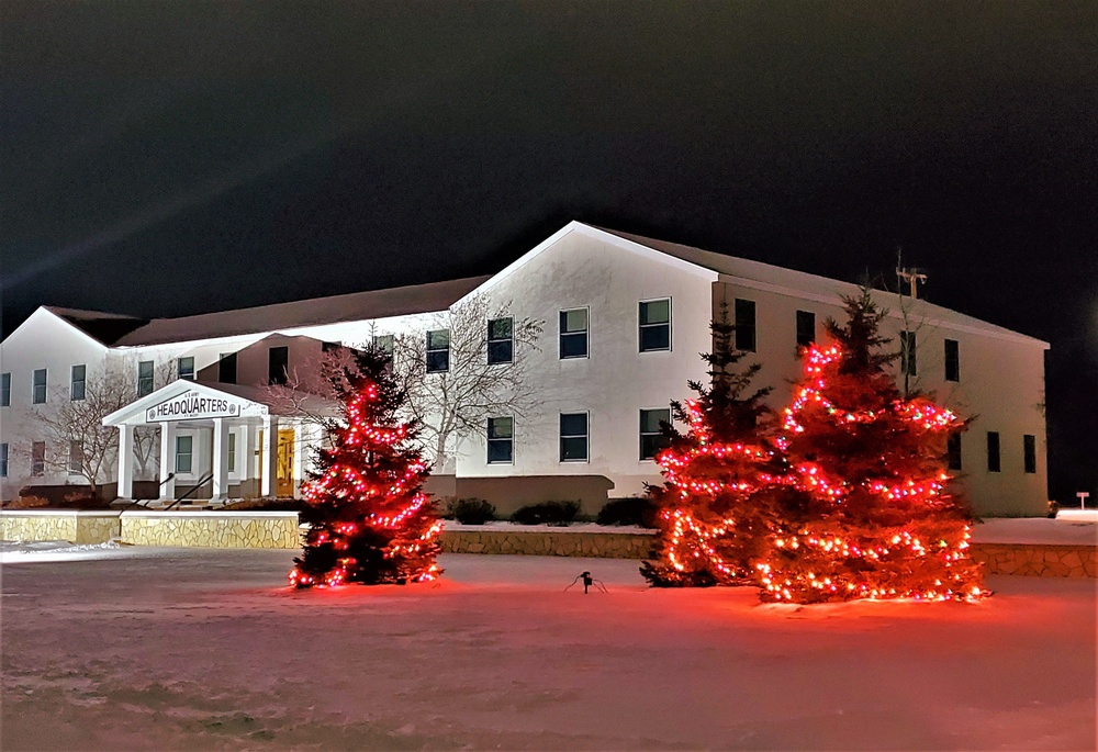 Holiday Scenes at Fort McCoy's Garrison Headquarters