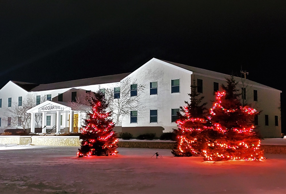 Holiday Scenes at Fort McCoy's Garrison Headquarters