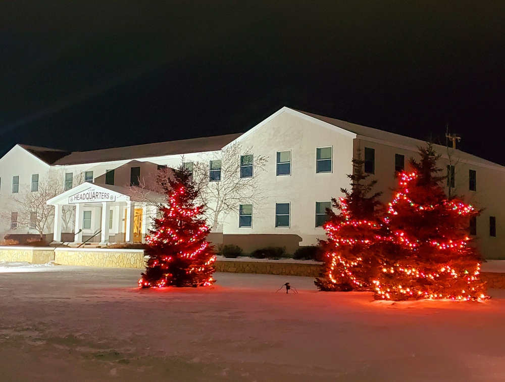 Holiday Scenes at Fort McCoy's Garrison Headquarters