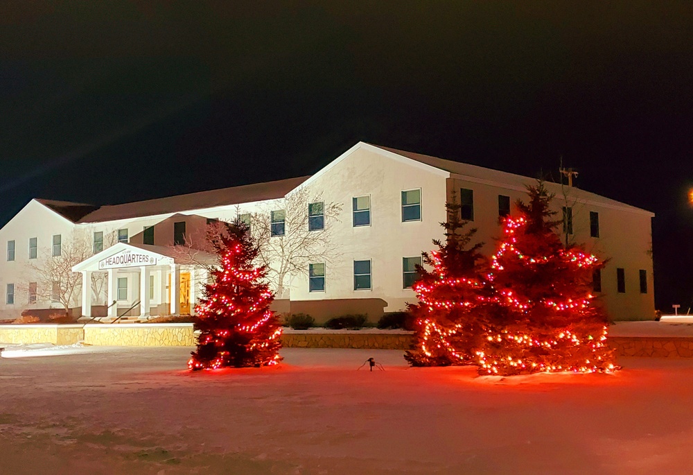 Holiday Scenes at Fort McCoy's Garrison Headquarters