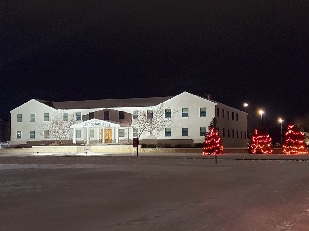 Holiday Scenes at Fort McCoy's Garrison Headquarters