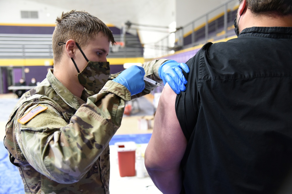 Arizona National Guard continues to support COVID-19 vaccination sites