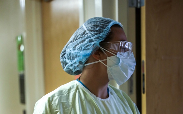 Medical service members support local California hospitals