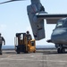 15th MEU Marines receive supplies from VMM-164 (Rein) aboard USS Somerset