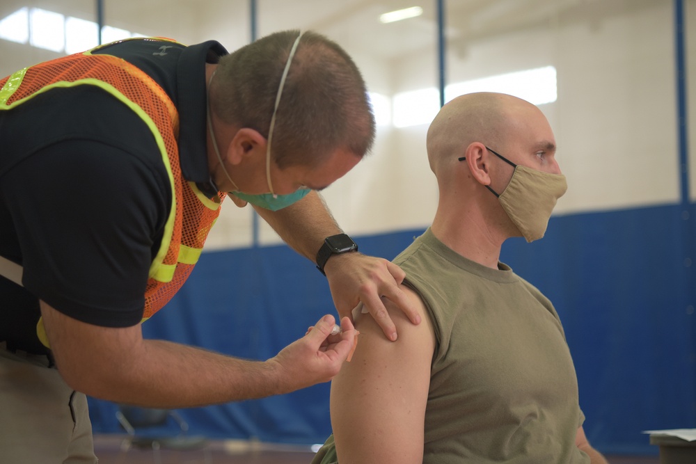 Moderna COVID-19 Vaccination at Kadena Air Base