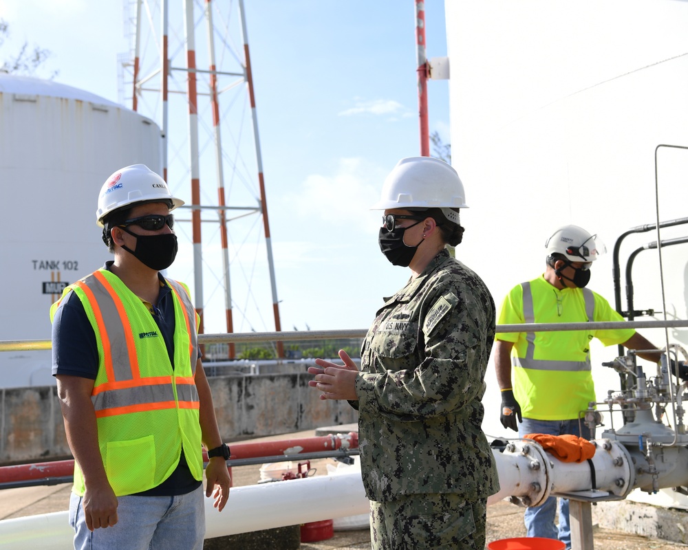 Recommissioning a fuel tank onboard Diego Garcia