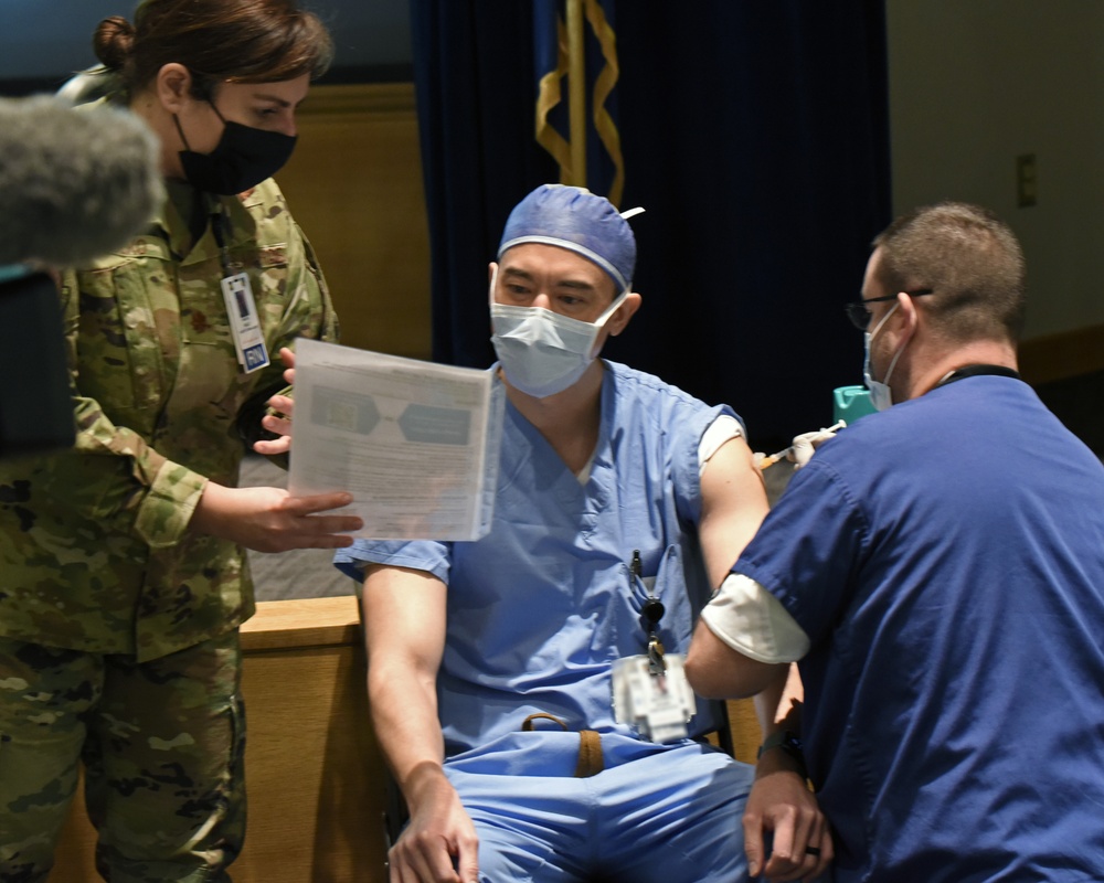COVID-19 vaccine at Wright-Patterson AFB