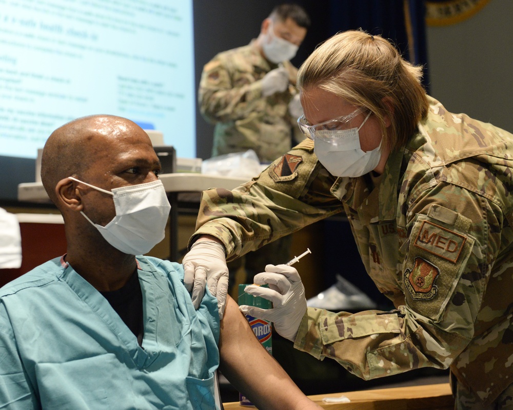 COVID-19 vaccine at Wright-Patterson AFB