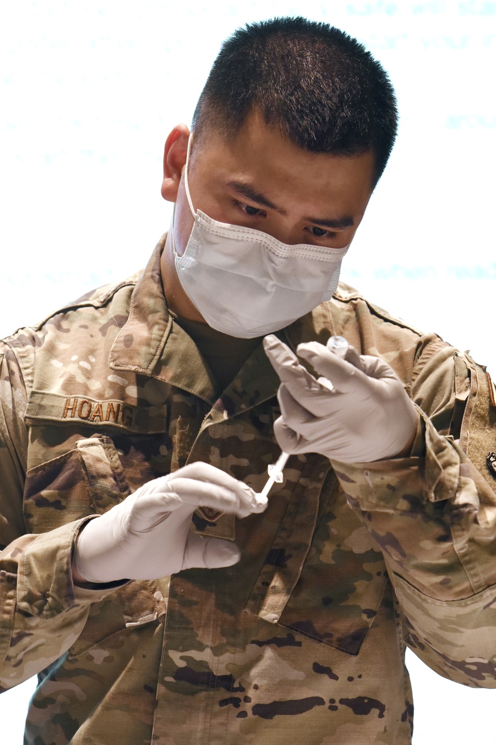 COVID-19 vaccine at Wright-Patterson AFB
