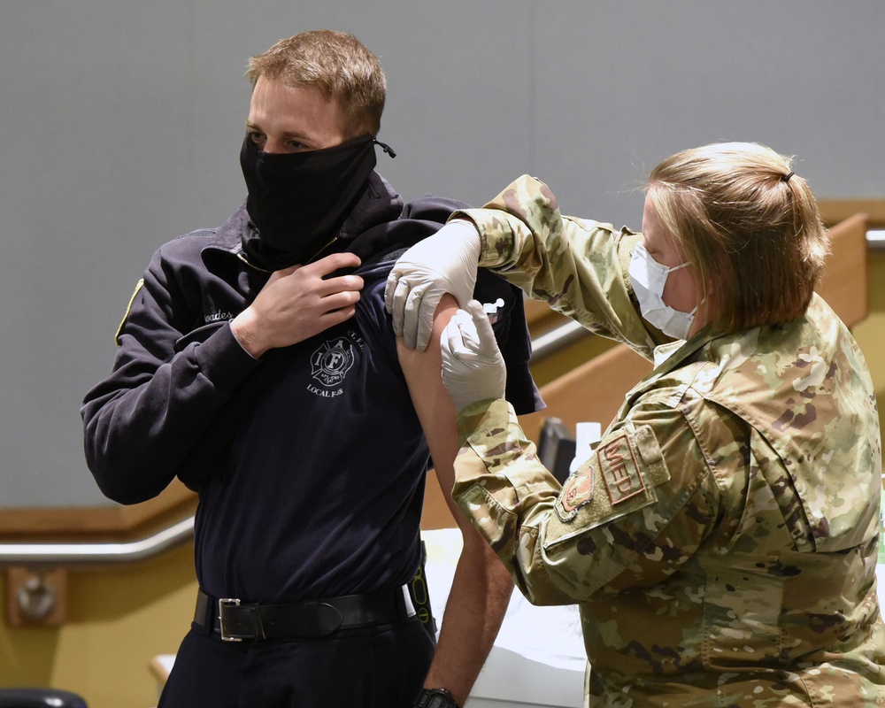 COVID-19 vaccine at Wright-Patterson AFB