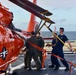 USCGC Stone prepares MH-65 Dolphin for sheltering