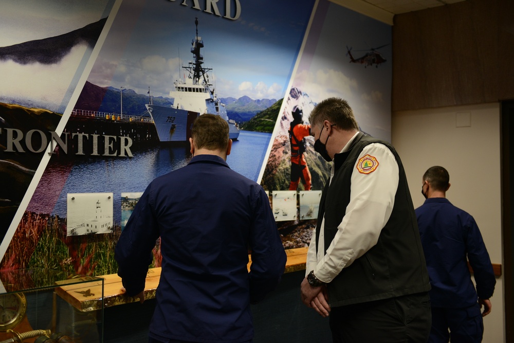 Coast Guard Heritage Wall in Juneau Alaska