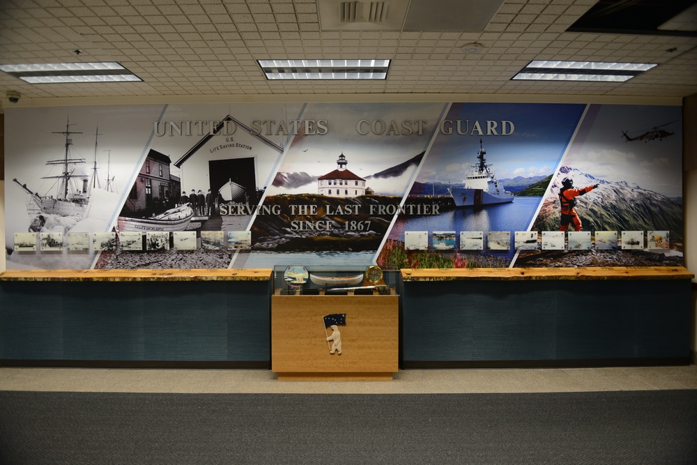 Coast Guard Heritage Wall in Juneau Alaska