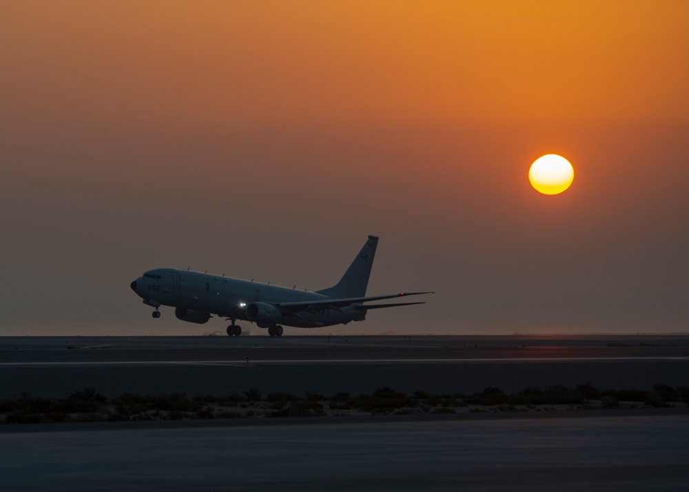 P-8A Takes off from U.S. 5th Fleet AOR