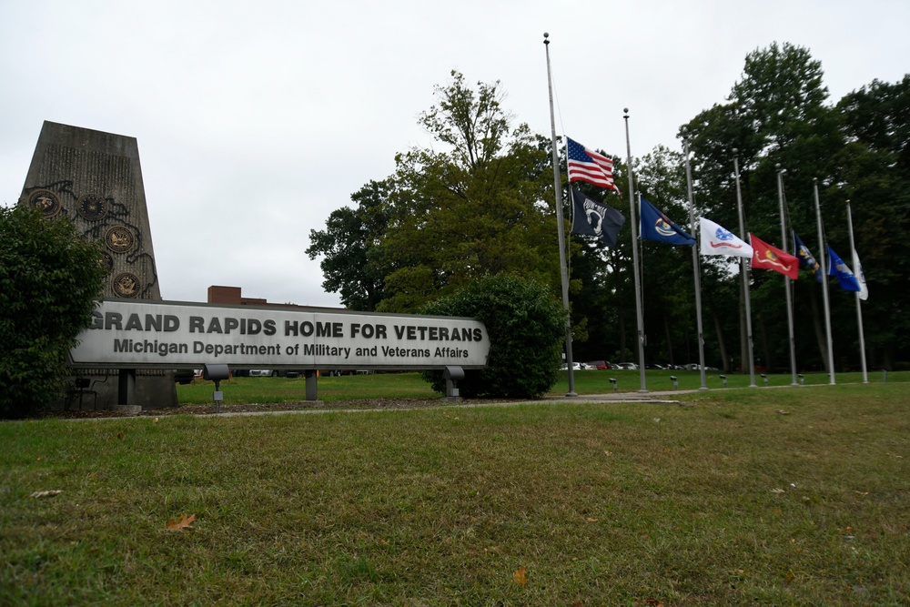 Caring During Covid: National Guard assists Grand Rapids Veterans Home